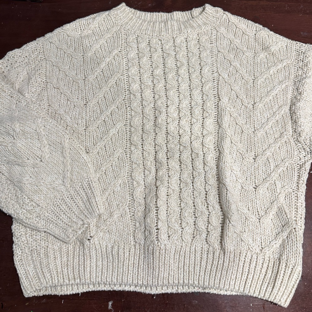 Cloth by Design Off-White Knit Sweater Small